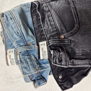 Abercrombie & Fitch 90s straight leg ultra high rise